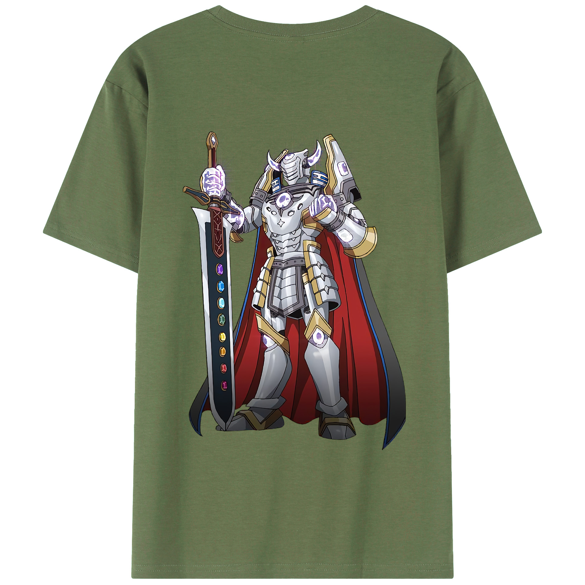 （画像用） 遊☆戯☆王 Yu-Gi-Oh! 綿100％ メンズ半袖Tシャツ（バックプリント） 通気性